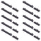 Pour Samsung Galaxy S22 Ultra 5G SM-S908 10 pièces bouton d'alimentation + bouton de contrôle du volume (noir)